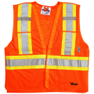 6125O Viking® 5pt. Tear Away Safety Vest