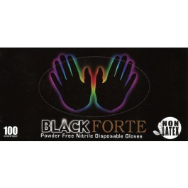 viking black forte nitrile gloves