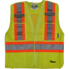 U6135G Viking® 5pt. Tear Away Safety Vest