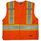 U6135O Viking® 5pt. Tear Away Safety Vest