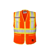U6112O Open Road® Zipper Safety Vest